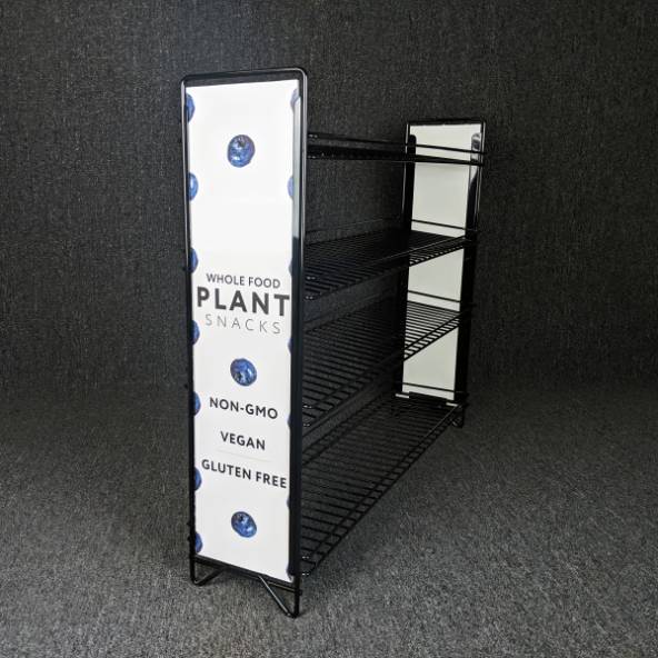 Floor Wire Displays 4 Shelf Box Rack 4 Shelf Box Rack