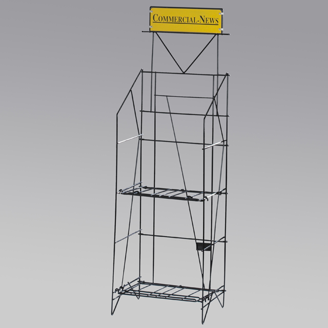Broadsheet Display Racks Counter Top And Standalone Racks
